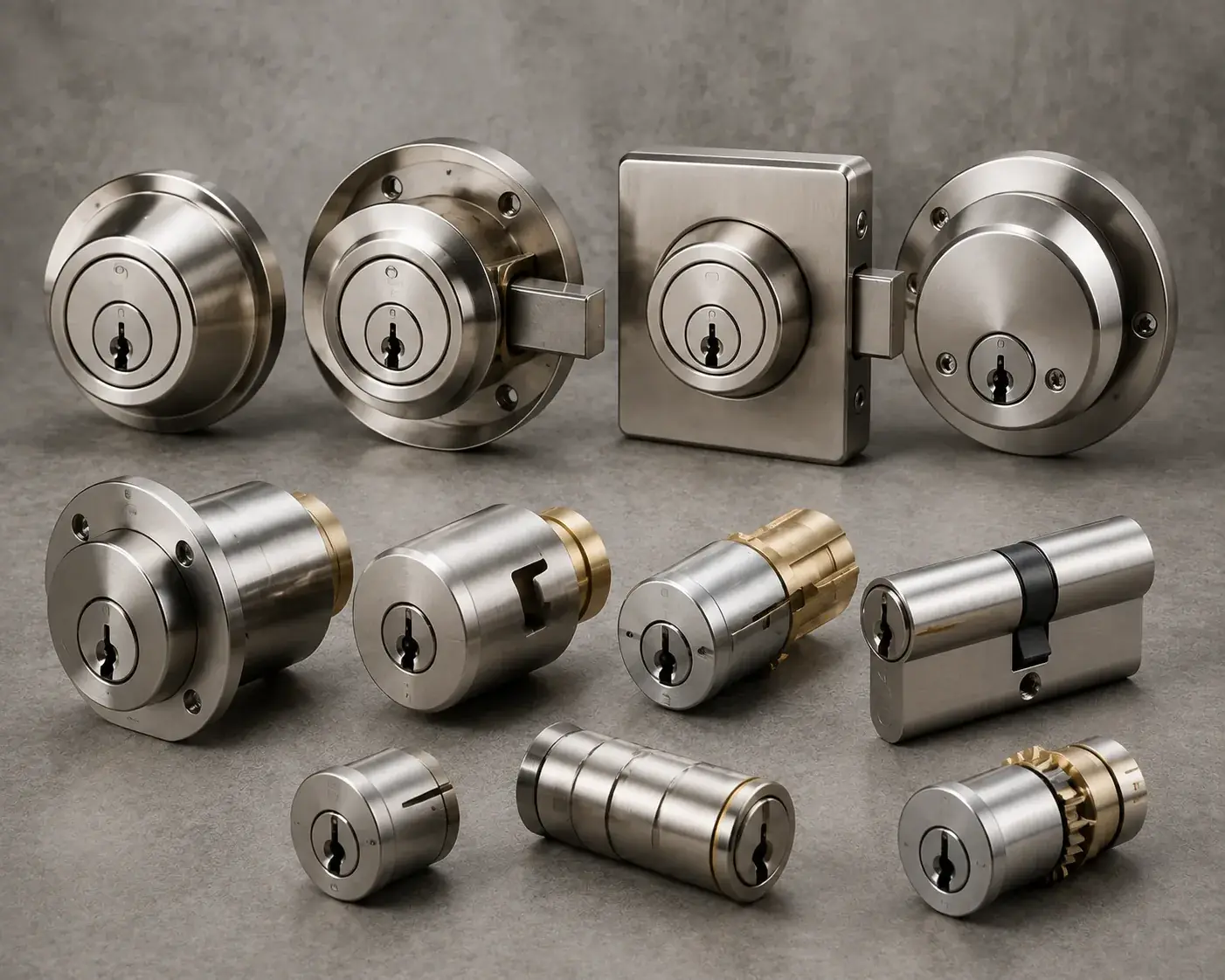 High-security lock hardware serviced by Lock & Key Pros