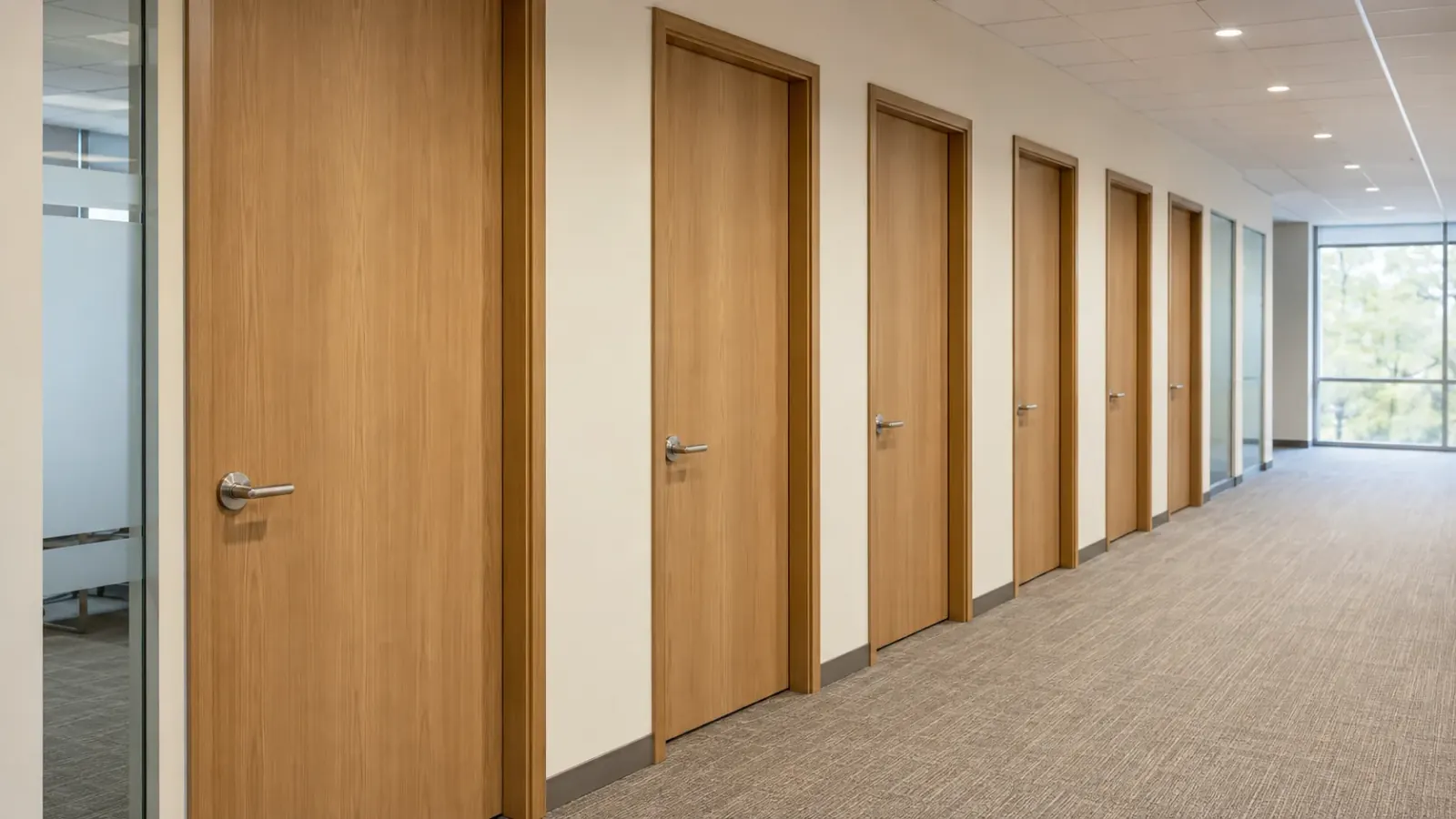 Master key system for multiple commercial doors